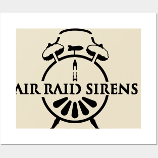 Air Raid Sirens Logo Design Posters and Art